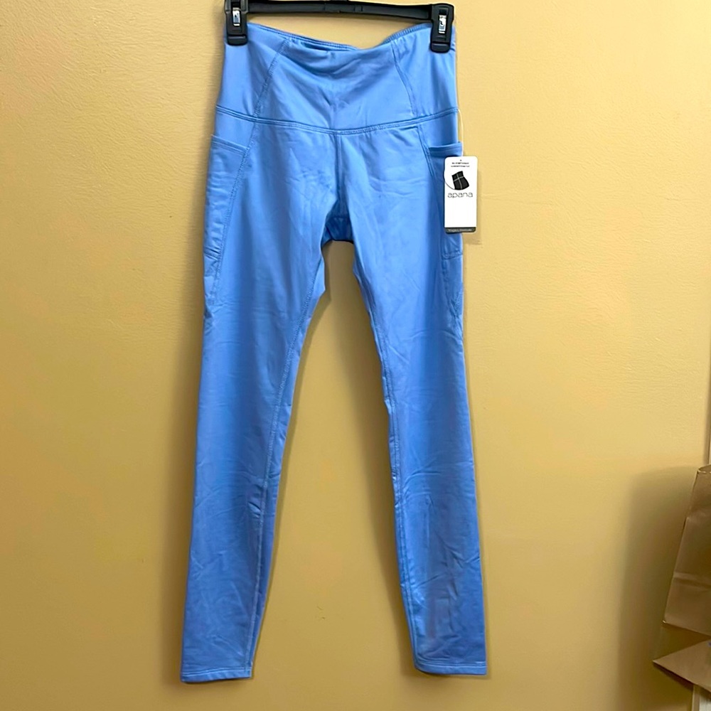 Apana yoga pants silky, soft sky, blue!
